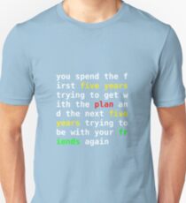 Where Are Your Friends Tonight? Slim Fit T-Shirt