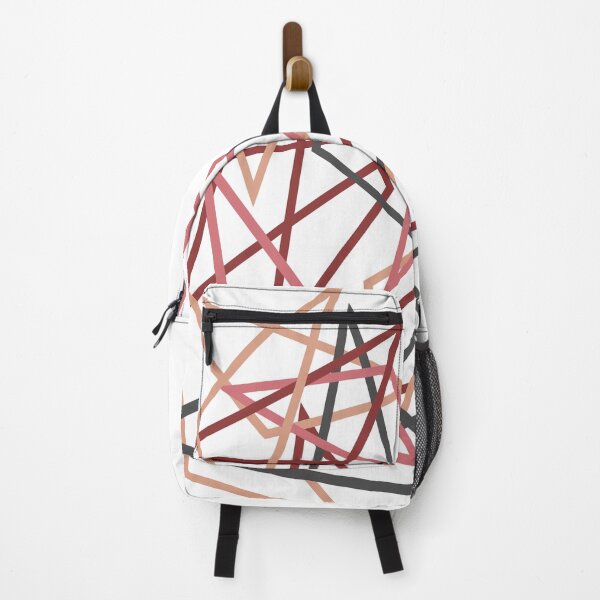Item preview, abstract grey and red triangles designed and sold by CREATINERY.
