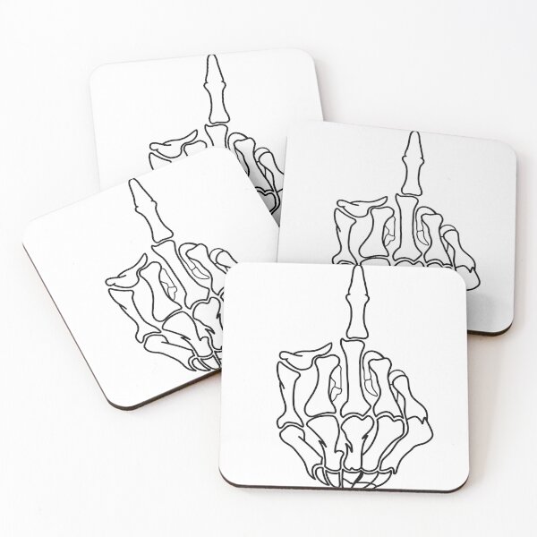 Item preview, Middle Finger Skeleton  designed and sold by Breeetyl.