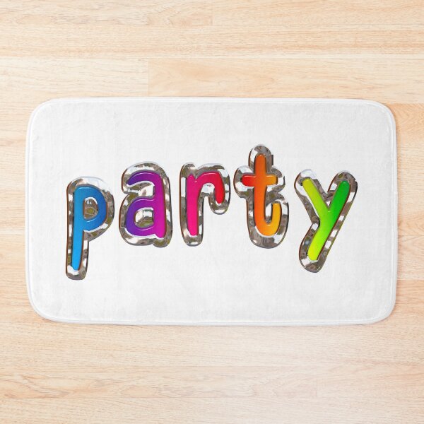Item preview, Party Word with Metal and Glass Effect designed and sold by MarkUK97.
