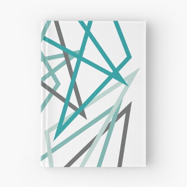 Item preview, abstract grey and green triangles designed and sold by CREATINERY.