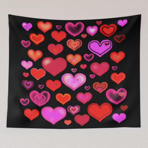 Item preview, Hearts-Eclectic-Love designed and sold by FabSpark.