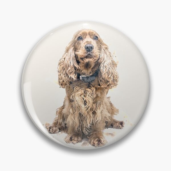 Item preview, Cocker Spaniel Watercolour designed and sold by the-actual-fox.