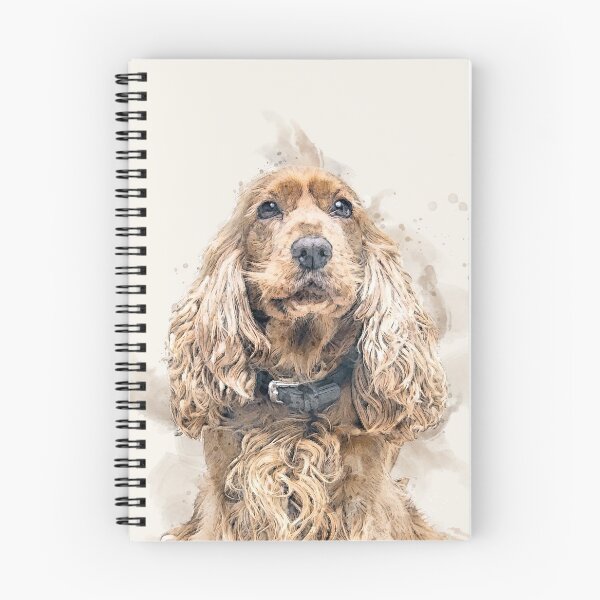 Item preview, Cocker Spaniel Watercolour designed and sold by the-actual-fox.