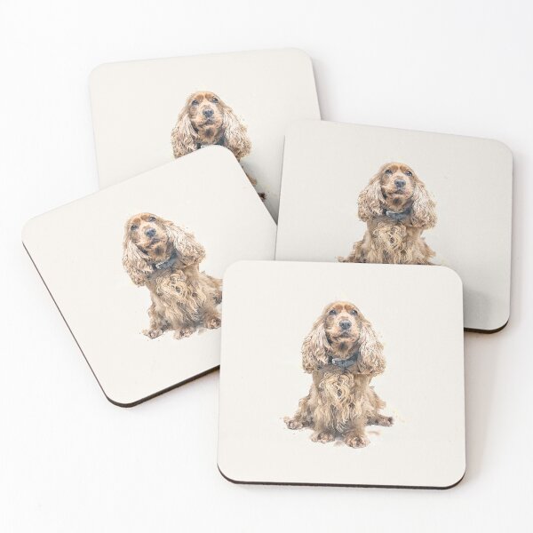 Item preview, Cocker Spaniel Watercolour designed and sold by the-actual-fox.