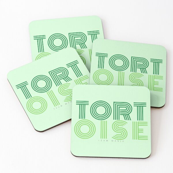Item preview, Tortoise Block Letters in Green designed and sold by TeamManja.