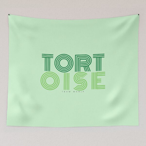 Item preview, Tortoise Block Letters in Green designed and sold by TeamManja.