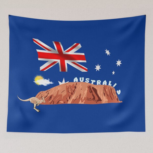 Item preview, Australian flag designed and sold by Pegasus00.