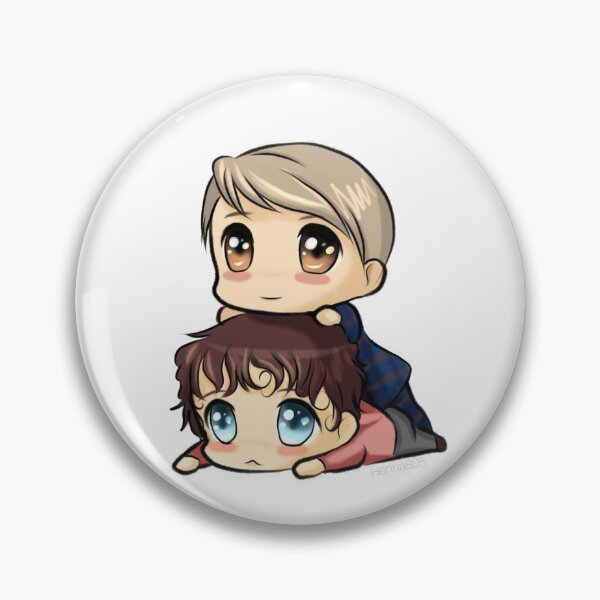 Item preview, Hannibal and Will / Hannigram Chibi designed and sold by Henna805.