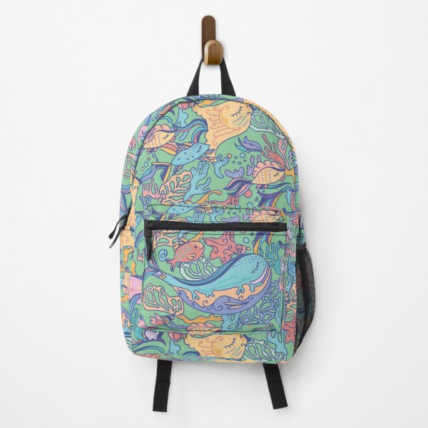 Item preview, Aquatic life Seamless Pattern designed and sold by PurpleTank.