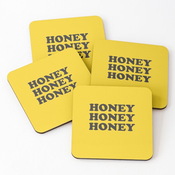Item preview, HONEY (black+yellow font) designed and sold by Emmyteddy.