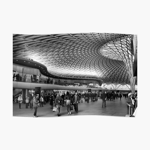 "Kings Cross railway station" Poster by madbean | Redbubble
