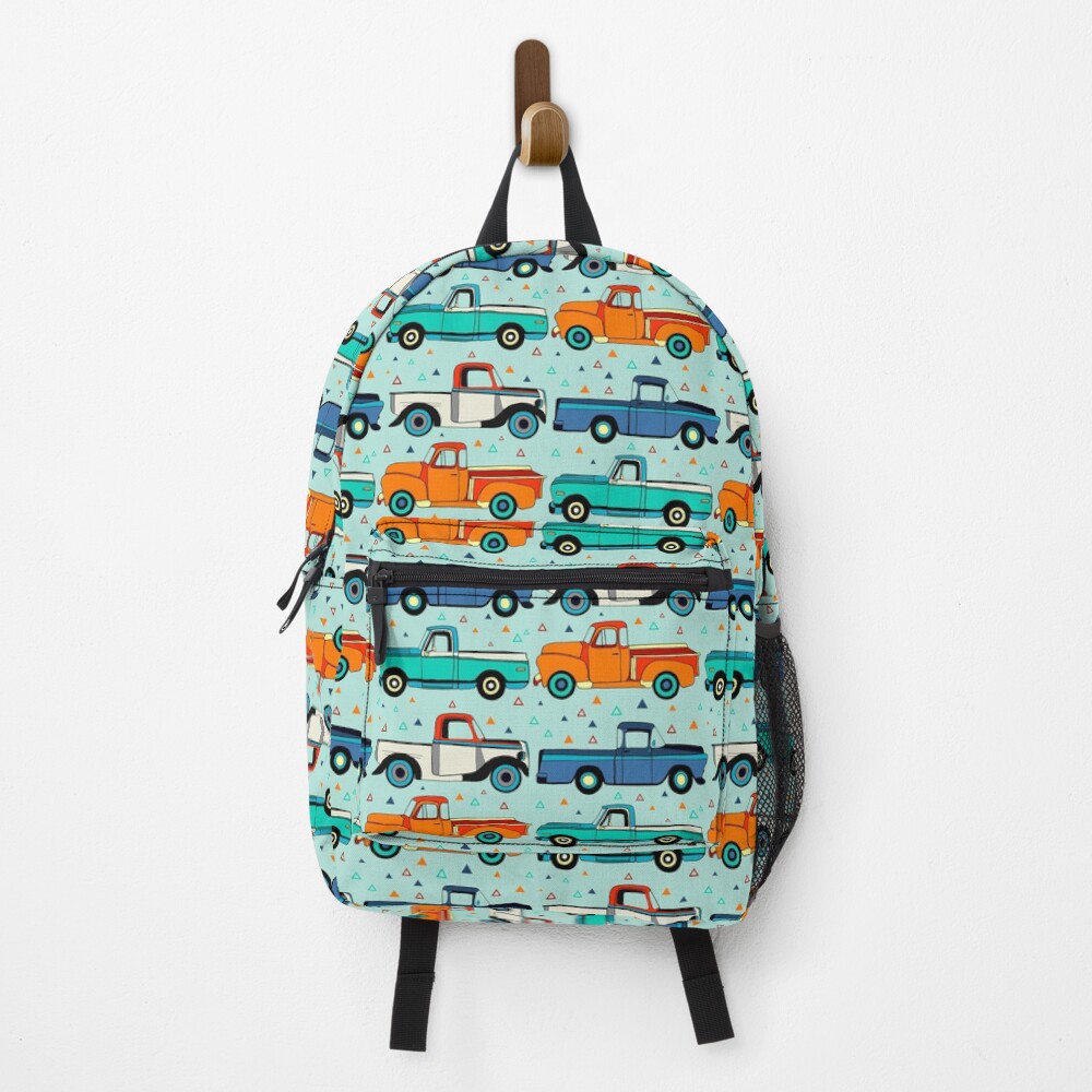 Bright Vintage Trucks Backpack