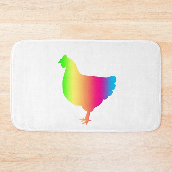 Item preview, chicken color rainbow art designed and sold by alaechamlal.