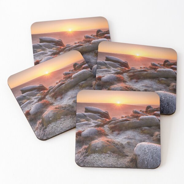 Item preview, Frosty Sunrise on Higger Tor, The Peak District designed and sold by Lenscraft by Robin Whalley.