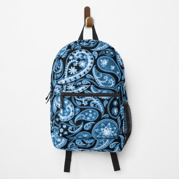 Item preview, Blue Black and White Paisley designed and sold by Barbny.