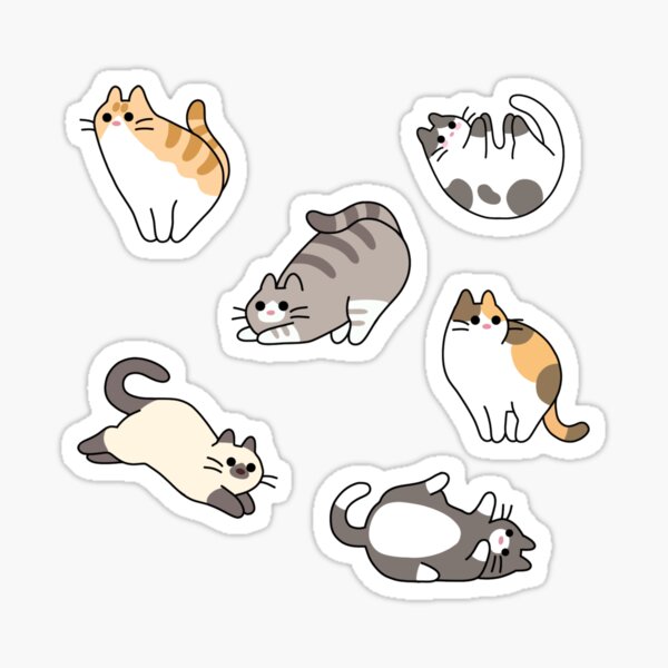 cat sticker pack Sticker