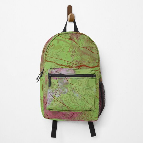 Item preview, Glasgow Scotland Street Map Art Green Planet designed and sold by IvonDesign.