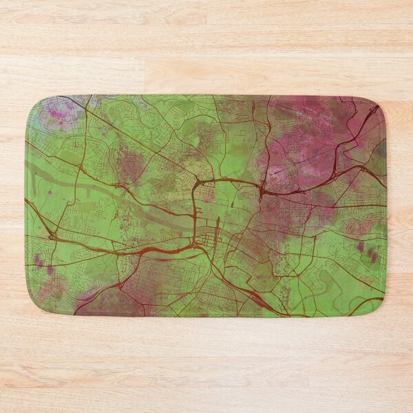 Item preview, Glasgow Scotland Street Map Art Green Planet designed and sold by IvonDesign.