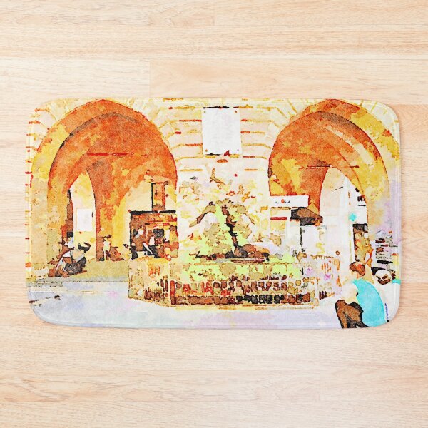 Item preview, Teramo: arches and fountain designed and sold by Giuseppe Cocco.