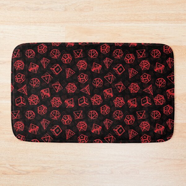 Item preview, D20 Dice Set Pattern (Red) designed and sold by MaratusFunk.