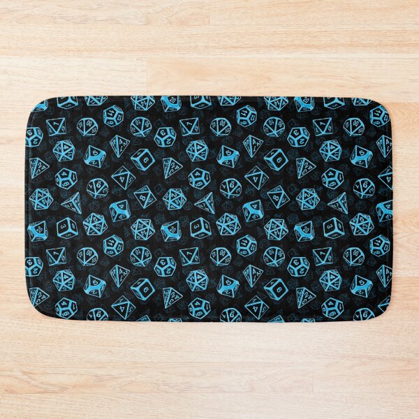 Item preview, D20 Dice Set Pattern (Blue) designed and sold by MaratusFunk.