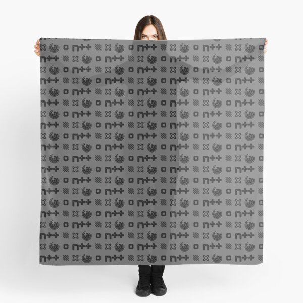 N++ Monogram Pattern Scarf