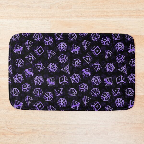 Item preview, D20 Dice Set Pattern (Purple) designed and sold by MaratusFunk.