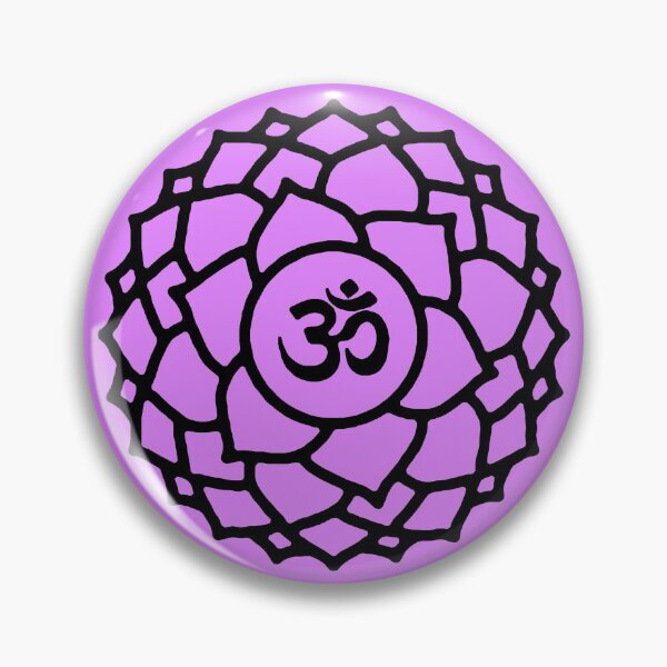 Item preview, The Crown Chakra Sahasrara Purple Yoga Reiki Meditation Symbols designed and sold by Michallandsberg.
