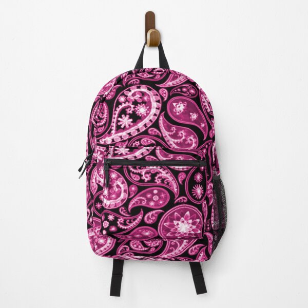 Item preview, Pink Black and White Paisley designed and sold by Barbny.