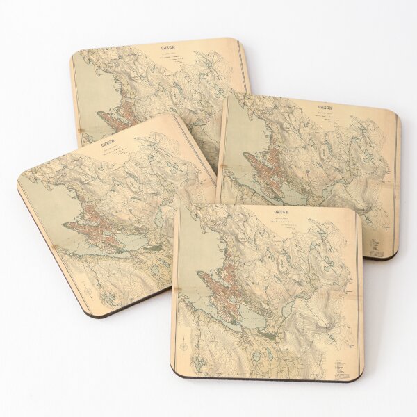 Item preview, Vintage Map of Bergen Norway (1907) designed and sold by BravuraMedia.