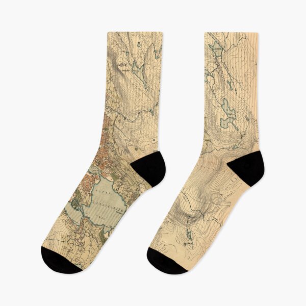 Item preview, Vintage Map of Bergen Norway (1907) designed and sold by BravuraMedia.