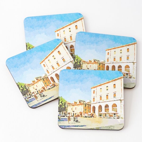 Item preview, Teramo: square and buildings designed and sold by Giuseppe Cocco.