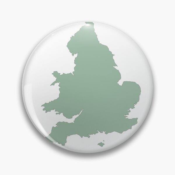 Item preview, England Map with Coordinates in Green designed and sold by Fernando G..