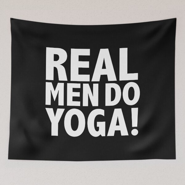 Item preview, Real Men Do Yoga  Yogis Bikram Hot Yoga designed and sold by losttribe.