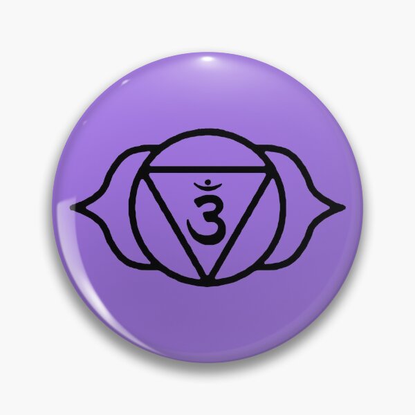 Item preview, The Third Eye Chakra Ajna Purple Yoga Reiki Meditation Symbols designed and sold by Michallandsberg.