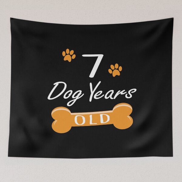 Item preview, 7 Dog Years Old Funny 1st Birthday Puppy Lover product designed and sold by Grabitees.