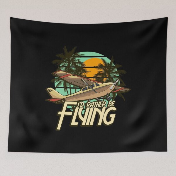 Item preview, I'd Rather Be Flying Airplane Pilot Aviation designed and sold by perfectpresents.