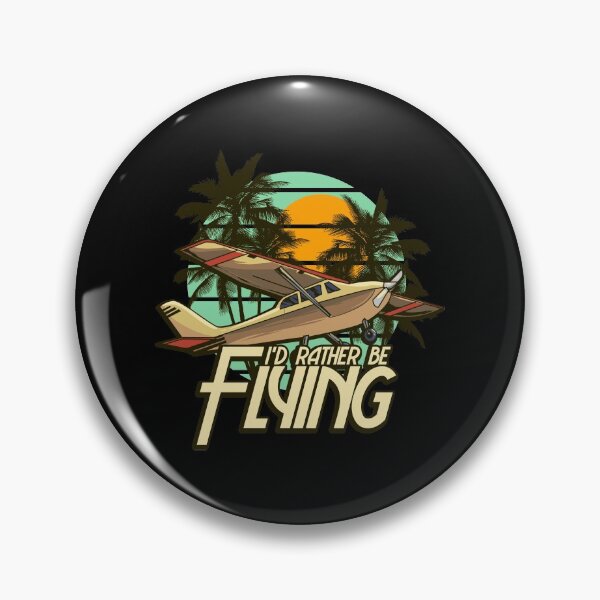 Item preview, I'd Rather Be Flying Airplane Pilot Aviation designed and sold by perfectpresents.