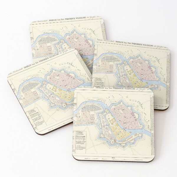 Item preview, Vintage Map of Berlin Germany (1688) designed and sold by BravuraMedia.