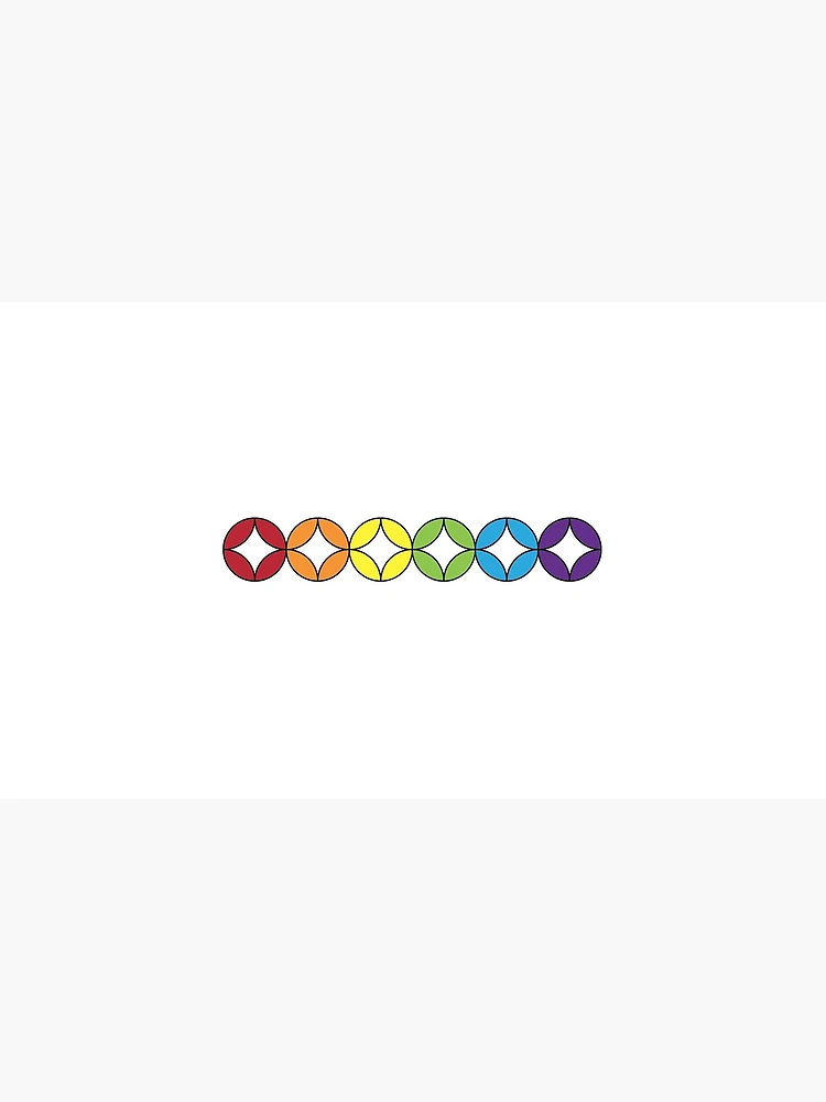 Thumbnail 4 of 4, Coffee Mug, Small rainbow circles designed and sold by Raspberry-Cat.