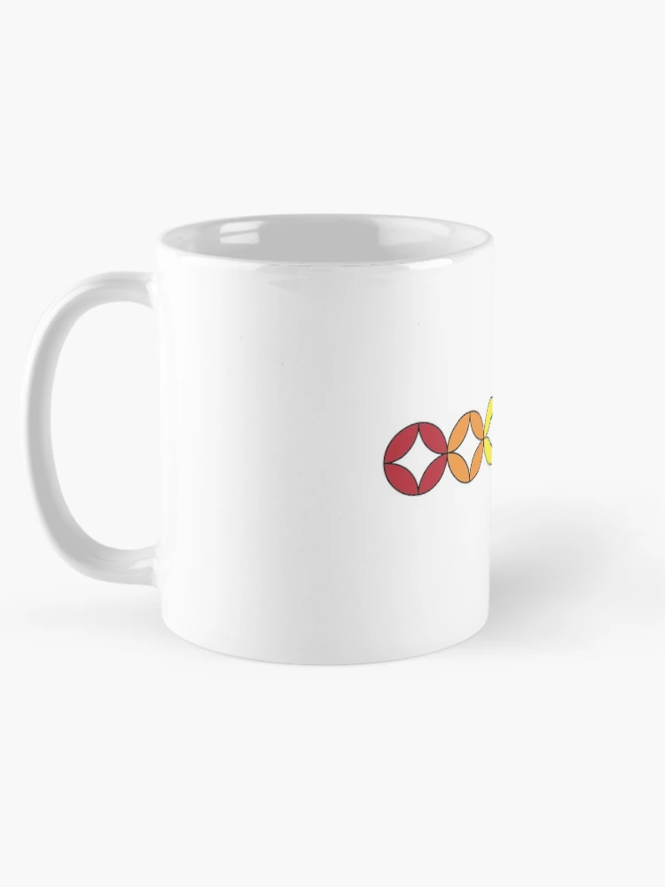 Thumbnail 5 of 6, Coffee Mug, Small rainbow circles designed and sold by Raspberry-Cat.