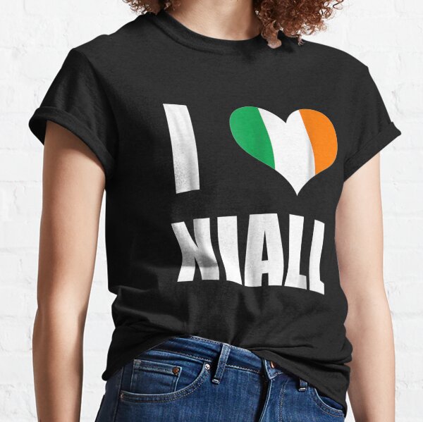 I Love Niall - Ireland Flag Heart Classic T-Shirt