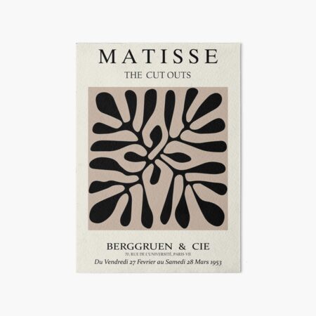 Item preview,  Henri Matisse - The Cutouts - Brown & Black - Prints designed and sold by artswag.