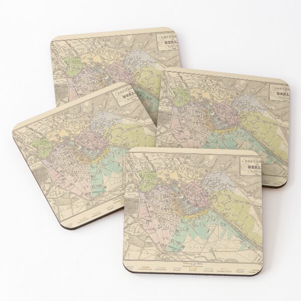 Item preview, Vintage Map of Berlin Germany (1840) designed and sold by BravuraMedia.