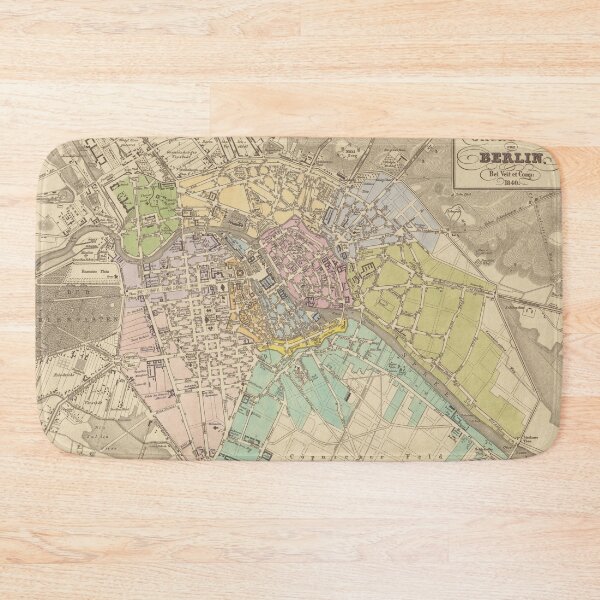 Item preview, Vintage Map of Berlin Germany (1840) designed and sold by BravuraMedia.