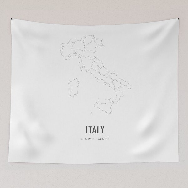 Item preview, Italy Minimalist Map designed and sold by Fernando G..