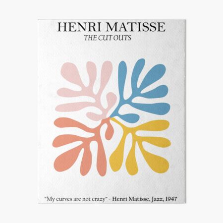 Henri Matisse - Los recortes - Matisse Prints Lámina rígida