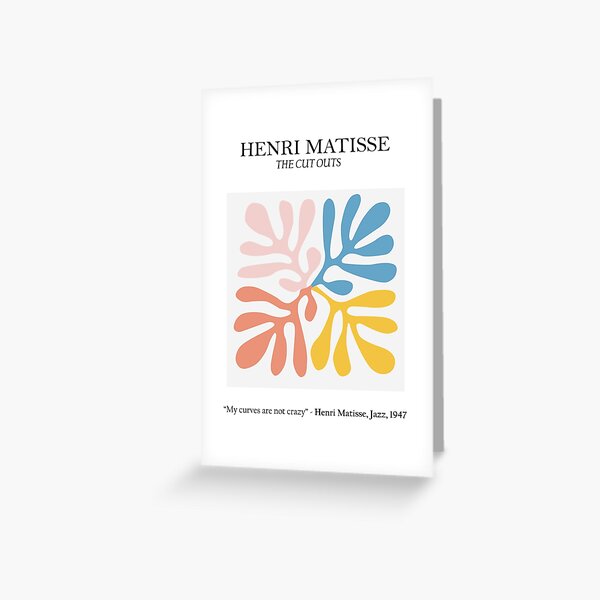 Henri Matisse - The Cutouts - Matisse Prints Greeting Card