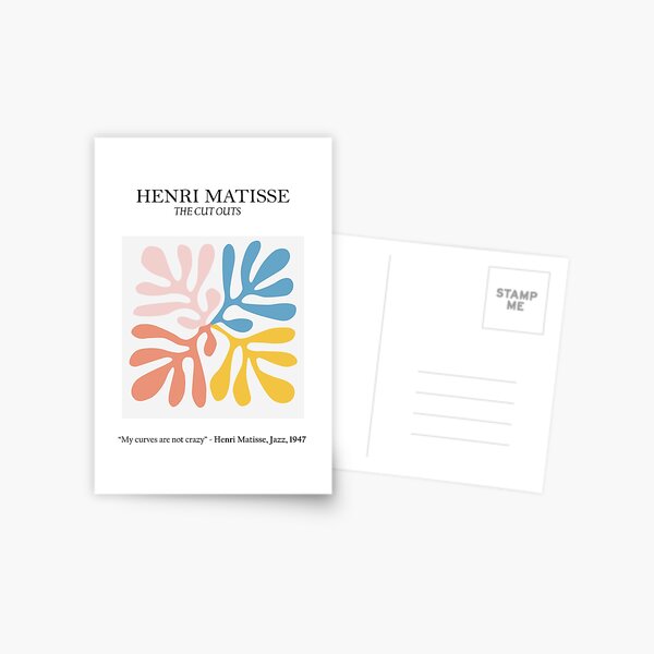 Henri Matisse - The Cutouts - Matisse Prints Postcard